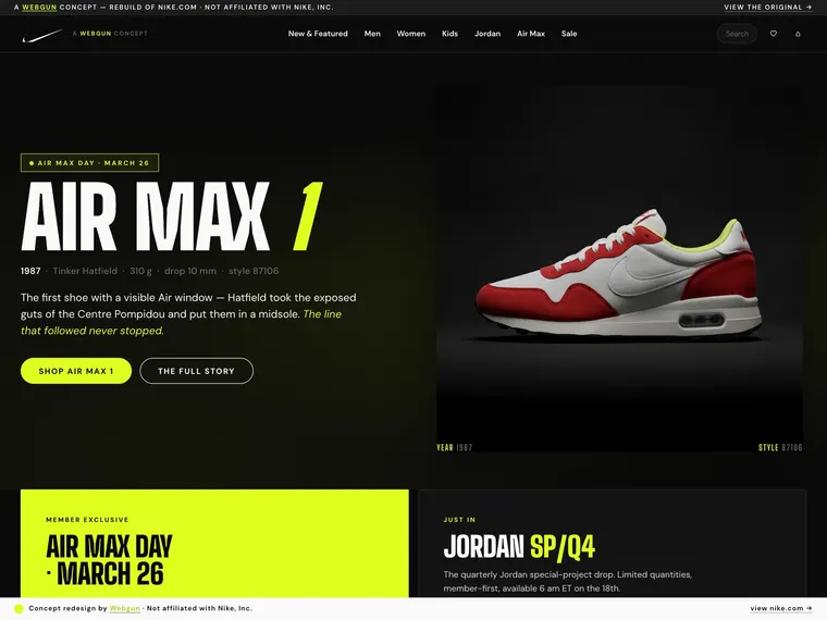 Nike concept rebuild by Webgun